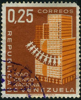 Venezuela - 1961 - Censo Nacional de Venezuela - 0.25Bs