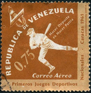 Venezuela - 1961 - Primeros Juegos Deportivos Nacionales Aereo - Beisbol - 0.75Bs