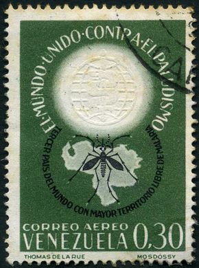 Venezuela - 1962 - Erradicacao da Malaria - 0.30Bs (Aereo)