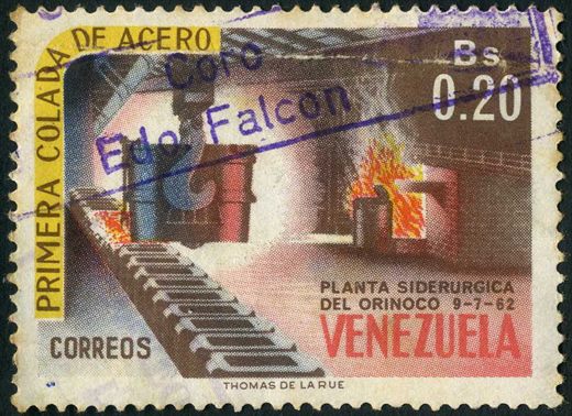 Venezuela - 1962 - Primera Colada de Acero Planta Siderurgica del Orinoco - 0.20Bs
