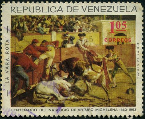 Venezuela - 1963 - Centenario Arturo Michelena - La Vara Rota - 1.05Bs