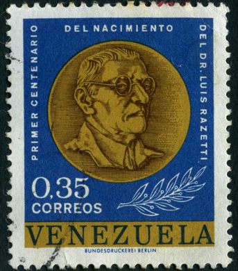 Venezuela - 1963 - Centenario Dr Luis Razetti - 0.35Bs