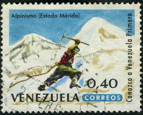 Venezuela - 1964 - Conozca a Venezuela Primero - Alpinismo Estado Merida - 0.40Bs