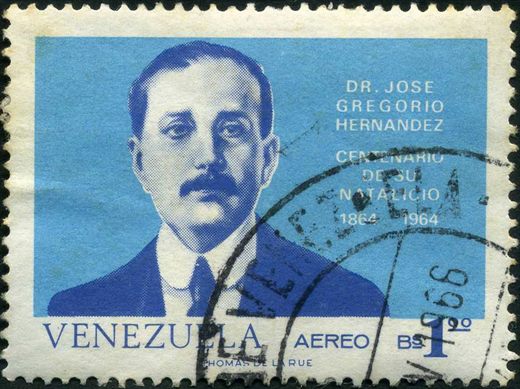 Venezuela - 1964 - Centenario Dr Jose Gregorio Hernandez - Aereo - 1.90Bs