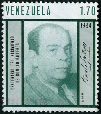 Venezuela - 1964 - Romulo Gallegos Maestro y Novelista de America - 0.10Bs