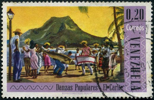 Venezuela - 1966 - Danzas Populares - El Carite - 0.20Bs