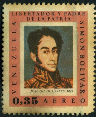 Venezuela - 1966 - Libertador Padre Patria - Jose Gil de Castro - 0.35Bs