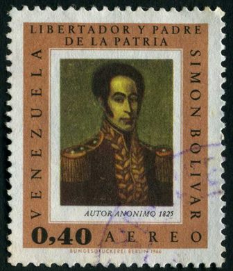 Venezuela - 1966 - Libertador Padre Patria - Autor Anonimo 1825 - 0.40Bs
