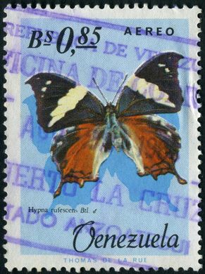 Venezuela - 1968 - Mariposas - Hypna rufescens - 0.85Bs