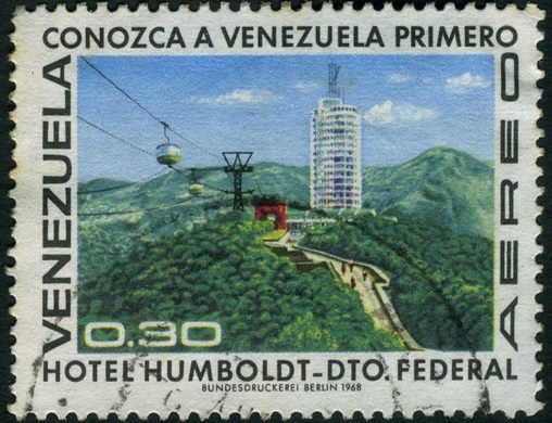 Venezuela - 1968 - Conozca a Venezuela Primero - Hotel Humboldt Distrito Federal - 0.30Bs