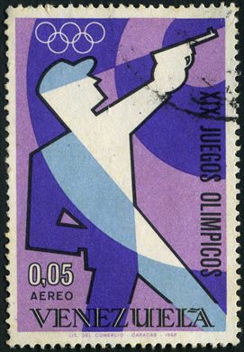 Venezuela - 1968 - XIX Juegos Olimpicos Mexico - Tiro - 0.05Bs