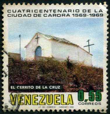 Venezuela - 1969 - Cuatricentenario de Carora - El Cerrito de la Cruz - 0.55Bs
