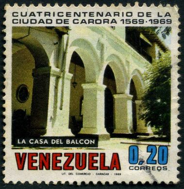 Venezuela - 1969 - Cuatricentenario de Carora - La Casa del Balcon - 0.20Bs