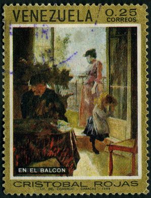 Venezuela - 1969 - Cristobal Rojas - En el Balcon - 0.25Bs