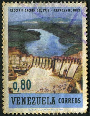 Venezuela - 1969 - Electrificacion del Pais Represa de Guri - 0.80Bs