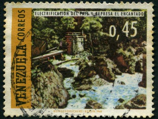 Venezuela - 1969 - Electrificacion del Pais Represa El Encantado - 0.45Bs
