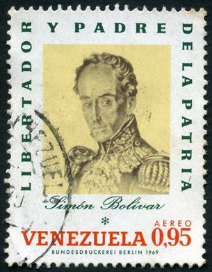 Venezuela - 1969 - Libertador y Padre Patria Aereo - 0.95Bs