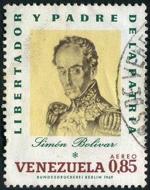 Venezuela - 1969 - Libertador y Padre Patria Aereo - 0.85Bs