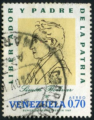 Venezuela - 1969 - Libertador y Padre Patria Aereo - 0.70Bs