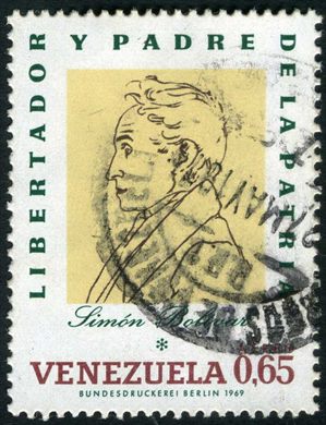 Venezuela - 1969 - Libertador y Padre Patria Aereo - 0.65Bs