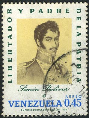 Venezuela - 1969 - Libertador y Padre Patria Aereo - 0.45Bs