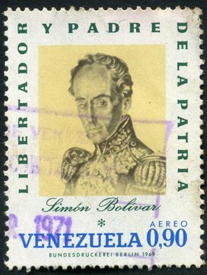 Venezuela - 1969 - Libertador y Padre Patria Aereo - 0.90Bs