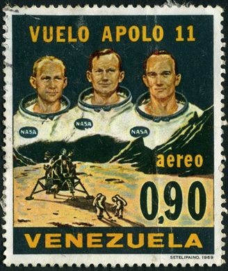Venezuela - 1969 - Vuelo Apolo 11 Aereo - 0.90Bs