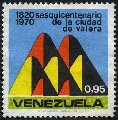 Venezuela - 1970 - Sesquicentenario de la Ciudad de Valera - 0.95Bs