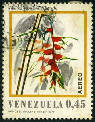 Venezuela - 1970 - Flora - Heliconia villosa - 0.45Bs