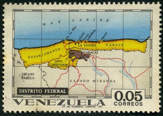 Venezuela - 1971 - Estados de Venezuela - Distrito Federal - 0.05Bs
