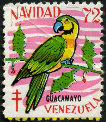 Venezuela - 1971 - Natal Vitral Jose com Menino Jesus - 0.25Bs