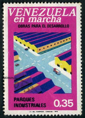 Venezuela - 1973 - Venezuela en Marcha Parques Industriales - 0.35Bs