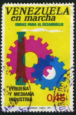 Venezuela - 1973 - Venezuela en Marcha Pequena y Mediana Industria - 0.45Bs
