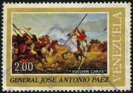 Venezuela - 1973 - Centenario Muerte Jose Antonio Paez Vuelvan Caras - 2Bs