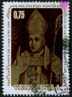 Venezuela - 1973 - Fray Juan Ramos de Lora Fundador Colegio Seminario - 0.75Bs