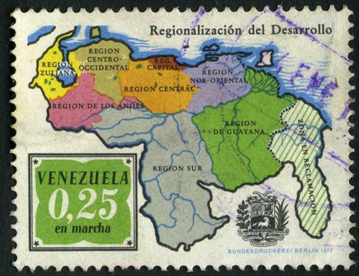 Venezuela - 1973 - Regionalizacion del Desarrollo - 0.25Bs