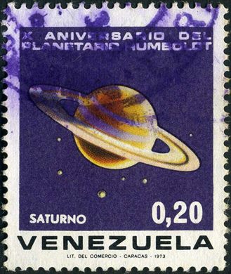 Venezuela - 1973 - Planetario Humboldt - Saturno - 0.20Bs