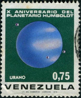 Venezuela - 1973 - Planetario Humboldt - Urano - 0.75Bs
