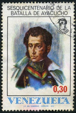 Venezuela - 1974 - Sesquicentenario Batalla de Ayacucho - Retrato Sucre - 0.30Bs