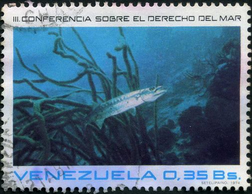 Venezuela - 1974 - III Conferencia sobre el Derecho del Mar - Pez - 0.35Bs