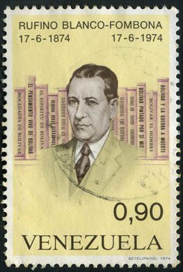 Venezuela - 1974 - Centenario Nacimiento Rufino Blanco-Fombona - 0.90Bs