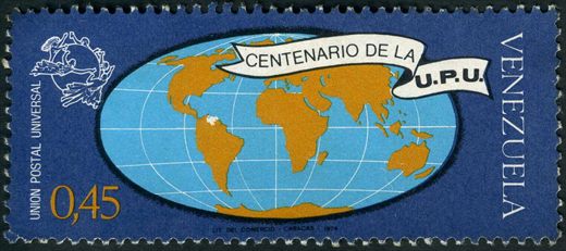 Venezuela - 1974 - Centenario UPU - 0.45Bs
