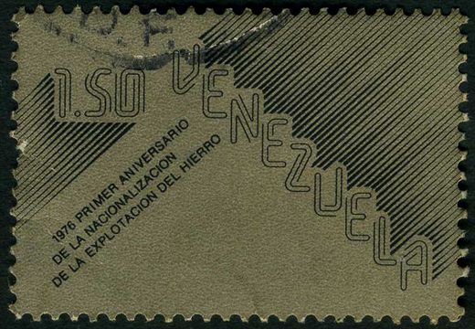 Venezuela - 1976 - Nacionalizacion de la Explotacion del Hierro - 1.50Bs