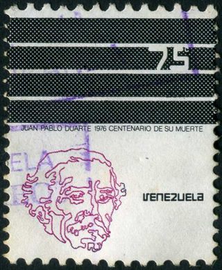 Venezuela - 1976 - Centenario Muerte Juan Pablo Duarte - 0.75Bs