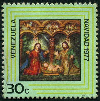Venezuela - 1977 - Natal Natividade Arte Colonial - 30C