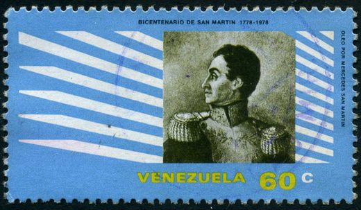 Venezuela - 1978 - Bicentenario San Martin Oleo Mercedes San Martin - 60C