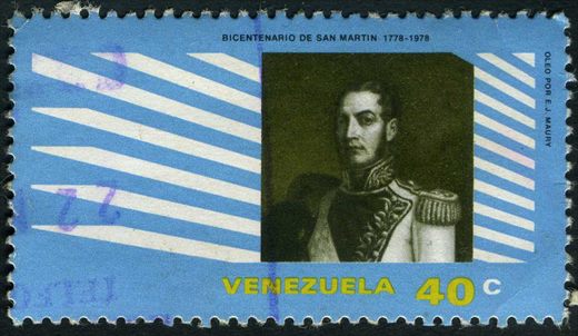 Venezuela - 1978 - Bicentenario San Martin Oleo E J Maury - 40C