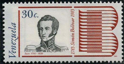 Venezuela - 1982 - Bicentenario Bolivar Sucre - 30C