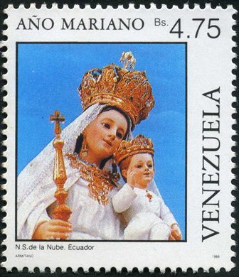 Venezuela - 1988 - Ano Mariano - NS la Nube Ecuador - 4.75Bs