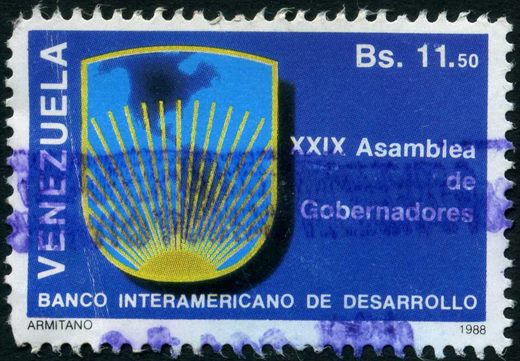 Venezuela - 1988 - Asamblea Gobernadores BID - 11.50Bs